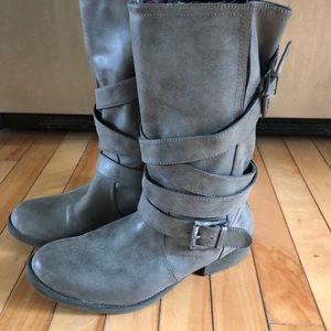 Rocket Dog Gray mid-calf boots